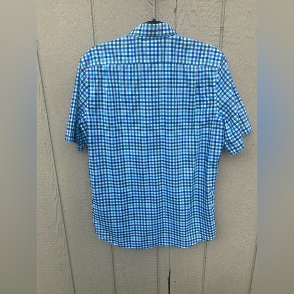 L.L Bean Plaid Button Down Short and Long Sleeve Shirts Mens Size Medium LOT - Picture 3 of 16